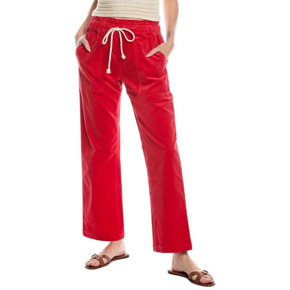 NWOT Electric & Rose Womens  Corduroy Pant, Red - Size Medium